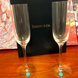 Tiffany And Co Champagne Flutes NWOT
